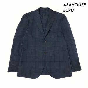 ABAHOUSE ECRU アバハウスエクリュ★テーラードジャケット チェック柄 メンズ