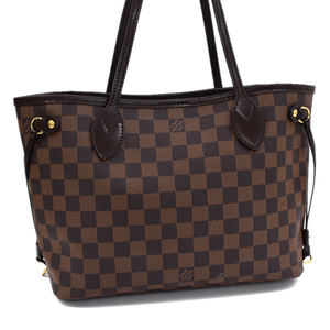 1点限定 ルイヴィトン ネヴァーフルPM トートバッグ N51109 ダミエ エベヌ ブラウン LOUIS VUITTON Neverfull PM