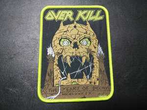 OVERKILL 刺繍パッチ ワッペン the years of decay / slayer venom metallica anthrax pantera exodus testament metal church riot