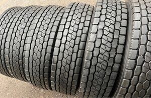 ブリヂストン M800 225/80R17.5 123/122L 4トン　ミックス　オールシーズンタイヤ　2017年製　深溝　６本セット