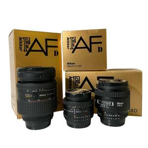 【動作確認済！】Nikon ニコン レンズ3点 50mm / 24-85mm /85mm【3089191-1/282/rgmry】