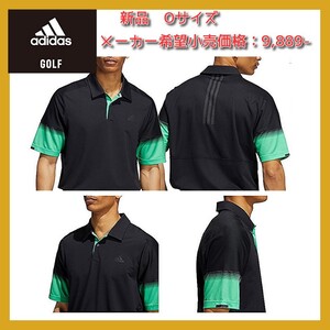 ■新品 60％OFF 定:9889- adidas GOLF Oサイズ グラデーションスリーブ 半袖 ストレッチ GU5083/BM527 冷却効果HEAT. RDY ゴルフ nike