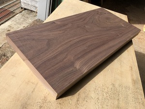 送料無料！【M413J】ウォルナット 750×343×43㎜ 乾燥材 木工 DIY 材木 天然木 無垢材《銘木すずめや》