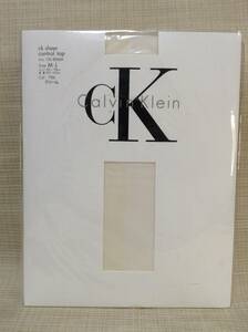 ストッキング M-L クリーム 【CALVIN KLEIN/カルバンクライン】 パンスト,パンンティストッキング ck sheer control top 日本製