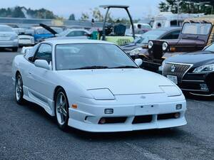 日産　Nissan 180sx 後期　SR20DET RPS13 HKSマフラー　シルビアS13 レイズ　実働　94957km