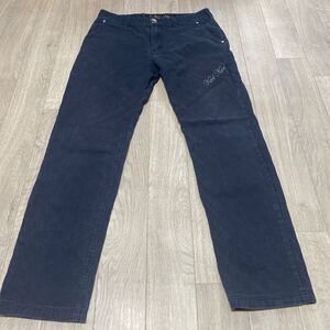 送料無料 古着パンツ【Karl Kani DENIM W32】ウエスト→約81cm