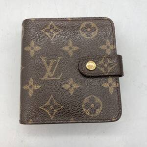 K03031 LOUIS VUITTON ルイヴィトン モノグラム コンパクトジップ 財布 二つ折り