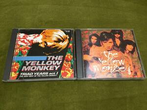 ◆discキズ汚多 動作OK◆THE YELLOW MONKEY BEST TRIAD YEARS act 1 2 CD 2作品セット ベスト アルバム イエモン 即決