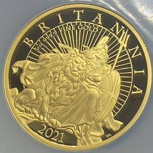 【ヤフオク初！ブリタニアとライオン 即完売・入手困難！】2021 イギリス 金貨 大型5オンス 500ポンド 最高鑑定 NGC PF70 ULTRA CAMEO FR