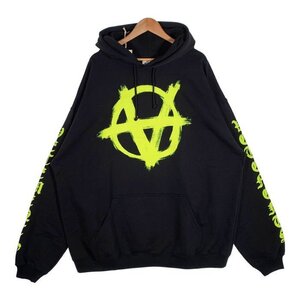 VETEMENTS ヴェトモンス 2022AW Double Anarchy Hoodie ウェットプルパーカ パーカ ブラック L