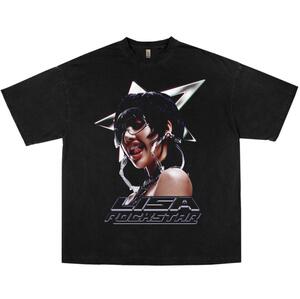 LISA リサ rockstar Tシャツ ブラック vintage