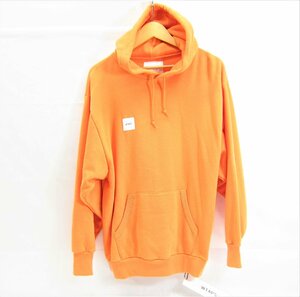 WTAPS ダブルタップス HOODED SWEATSHIRT 201ATDT-CSM21 ORANGE SIZE:X02（M）メンズ 衣類 □UF3466