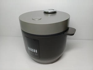 【中古品】 ヒロコーポレーション コンパクトライスクッカー HK-DRC04BK(3合炊き） ○YR-50133○