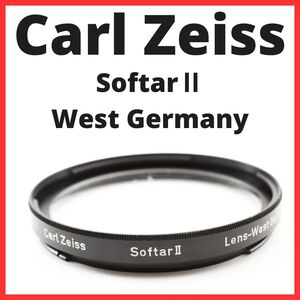 NB02/5525 / Carl Zeiss SoftarII　Lens-West Germany B57 ソフトフィルター【レンズフィルター / レンズプロテクター】