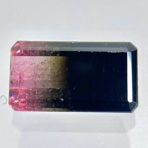 ソ付き!!1円〜!!●天然パーティーカラードトルマリン3.230ct●j 約11.42×6.38mm ルース 裸石 party colored tourmaline CA7/CA7◎ w4す17