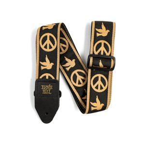 アーニーボール ERNIE BALL 4613 Peace Love Dove Jacquard Strap ギターストラップ