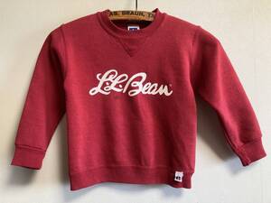 80s 90s USA製 ヴィンテージ L.L.BEAN×RUSSELL ラッセル LLビーン 子供服 キッズ ベビー KID 長袖 トレーナー スウェット