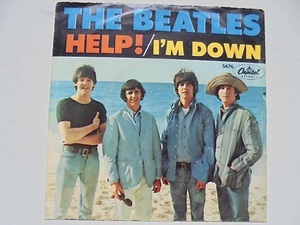 Capitol レコード The BEATLES『 HELP! 』PS付きシングル US盤Capitol 5476美品