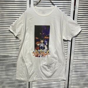 AGXV 1スタ 白 アニメ Tシャツ エヴァンゲリオン アスカ レイ シンジ - 90s 00s ビンテージ アメリカ 古着 ベール 卸 仕入れ