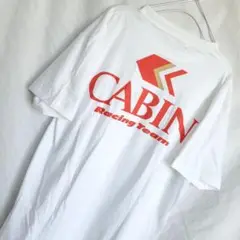 90s CABIN MILD 半袖 Tシャツ キャビンレーシング 企業  白