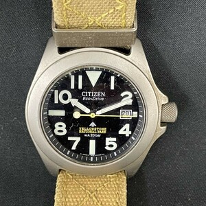 M801-H29-446 ◎ CITIZEN シチズン Eco-Drive エコドライブ YELLOWSTONE NATIONALPARK 7828-H21963 メンズ 腕時計 稼働 約40mm