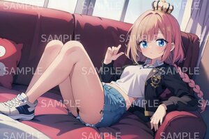 D18　同人 A4サイズ ポスター 一点物 再販なし 美少女 高品質 イラストアート セクシーアート アニメ anime