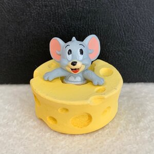 Jerry and Tuffy loves cheese 「トムとジェリー LOVE CHEESEコレクション」タフィー　フィギュア★サイズ約３cm〈wh