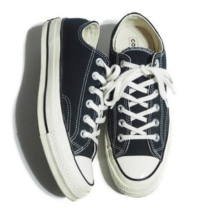 C3157R42　■CONVERSE コンバース■　Chuck Taylor All Star CT70 チャックテイラー ローカット キャンバス スニーカー ブラック 6.5/25cm