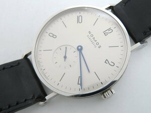 1円◆稼働◆ NOMOS シルバー 手巻き メンズ 腕時計 O86401