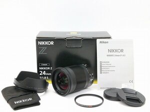 ●○【美品・元箱付】Nikon NIKKOR Z 24mm F1.8 S カメラレンズ 広角 単焦点 Zマウント ニコン○●027084002m○●