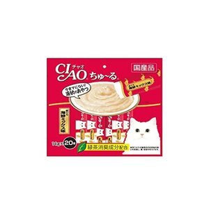 チャオ (CIAO) 猫用おやつ ちゅ~る まぐろ 海鮮ミックス味 14グラム (x 20)