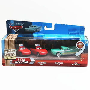 ディズニー　カーズ　Cars　3-CAR GIFT PACK カーズ　ウエイトレス・ミア＆ティア＆フロー・ウィズ・トレイ　Look Eyes Change　未開封