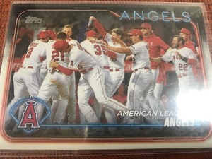 【トレカ】大谷翔平(背中姿)とエンジェルスメンバー　2024topps