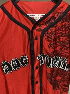 DOG TOWN BLACK DRAGON 黒龍 ベースボールシャツ XL