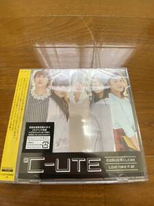 ℃−ｕｔｅ 心の叫びを歌にしてみた Ｌｏｖｅ ｔａｋｅ ｉｔ ａｌｌ （初回生産限定盤Ｃ） ＤＶＤ付 矢島舞美 中島早貴 鈴木愛理 萩原舞