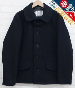 3J5635/Schott U.S.740N PEA JACKET USA製 756US ショット メルトンウールジャケット Pコート ピーコート