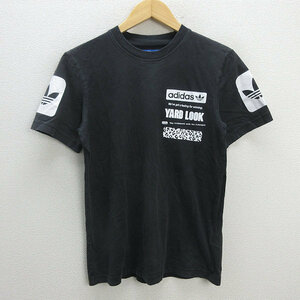 z■アディダス/adidas プリントTシャツ【S】黒/men