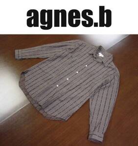 agnes.b homme アニエスベーオム長袖シャツ/agnis.ｂ/ブラウン