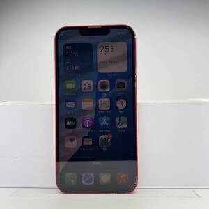 iPhone 13 128GB (PRODUCT)RED SIMフリー 訳あり品 ジャンク 中古本体 スマホ スマートフォン 白ロム [出品ID：27658]