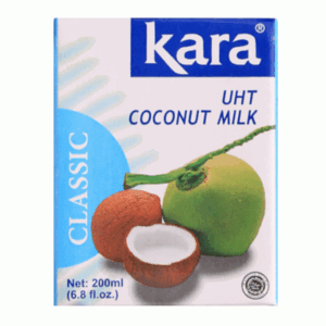 ココナッツミルク　カラ　200ml uht natural coconut milk kara