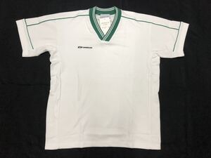 リーボック クロスネック 半袖Tシャツ 体操服 体育 運動 部活 体操着　　Reebok Sサイズ ホワイト 学校指定運動着 コスプレ 早623