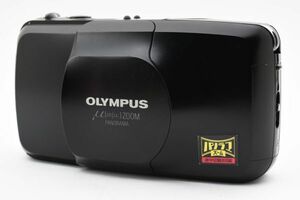 #3450 オリンパス Olympus mju μ ZOOM PANORAMA Black コンパクト フィルムカメラ [動作確認済]