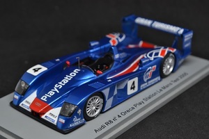 SPARK 1/43 Audi R8 #4 Oreca Play Station Le Mans Test 2005 MINIMAX スパーク アウディ オレカ プレイステーション 絶版 希少 レア