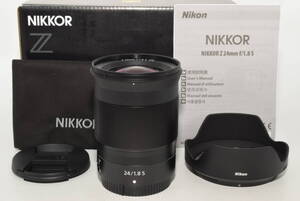 【特上品】 Nikon 広角単焦点レンズ NIKKOR Z 24mm f/1.8S Zマウント Sライン NZ24 1.8　#7757