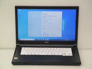 【1円スタート】富士通 LIFEBOOK A5510/D FMVA82025 Core i3 10110U 2.1Ghz 8GB 256GB(SSD) 15.6インチ HD (1366×768) Win10 Pro 64bit