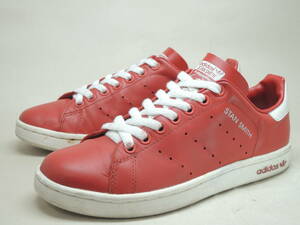 即決!貴重! 02製 adidas STAN SMITH 赤白 24.5cm / アディダス スタンスミス インドネシア製