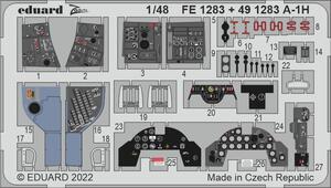 エデュアルド(FE1283) 1/48 A-1H用内装エッチングパーツ(タミヤ用)