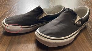 VANS スリッポン 黒 22cm 色褪せあり