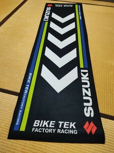 値下げ超特価　大　80cm x 200cm SUZUKI　スズキ　メンテナンスマット　ピットマット　ガレージマット　レーシングマット　展示マット