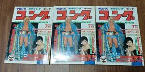 雑誌 ゴング 3冊セット プロレス ボクシング キック